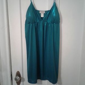 Metallic Blueish Green Dress